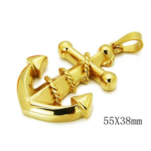 Wholesale Stainless Steel 316L Anchor Pendants NO.#BC06P0750H40