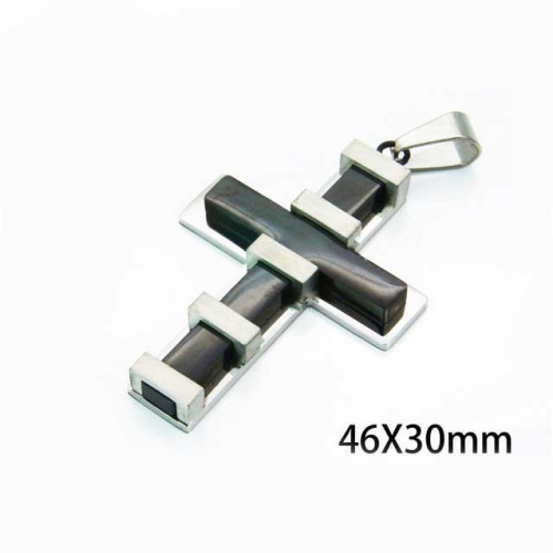 Wholesale Stainless Steel 316L Cross Pendants NO.#BC59P0229HIA