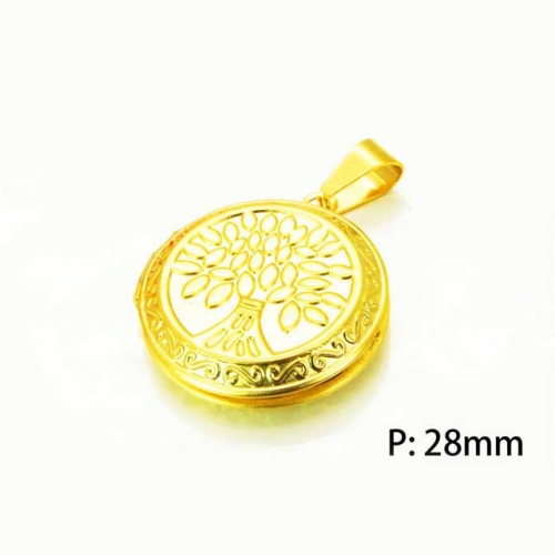 Wholesale Stainless Steel 316L Box Pendants NO.#BC59P0453MF