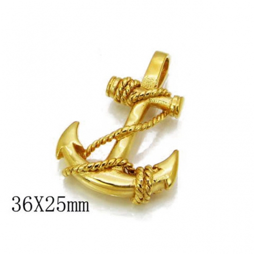 Wholesale Stainless Steel 316L Anchor Pendants NO.#BC06P0787H10