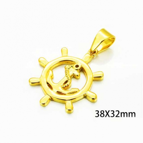 Wholesale Stainless Steel 316L Anchor Pendants NO.#BC22P0366HJZ