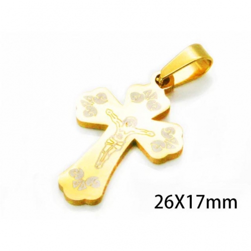 Wholesale Stainless Steel 316L Jesus Pendants NO.#BC54P0207IL