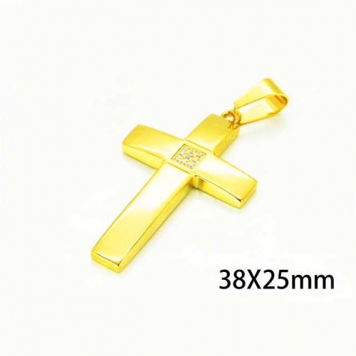 Wholesale Stainless Steel 316L Cross Pendants NO.#BC59P0386HAA