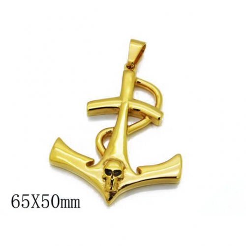 Wholesale Stainless Steel 316L Anchor Pendants NO.#BC06P0781H40