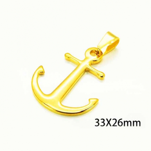 Wholesale Stainless Steel 316L Anchor Pendants NO.#BC73P0331I5