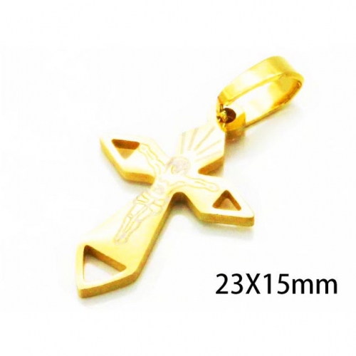 Wholesale Stainless Steel 316L Jesus Pendants NO.#BC54P0209IL