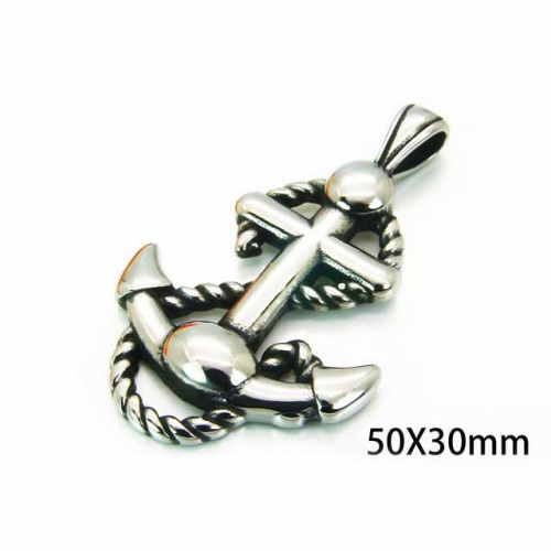 Wholesale Stainless Steel 316L Anchor Pendants NO.#BC22P0398HIE