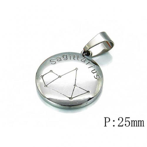 Wholesale Stainless Steel 316L Constellation Pendants NO.#BC54P0146KY