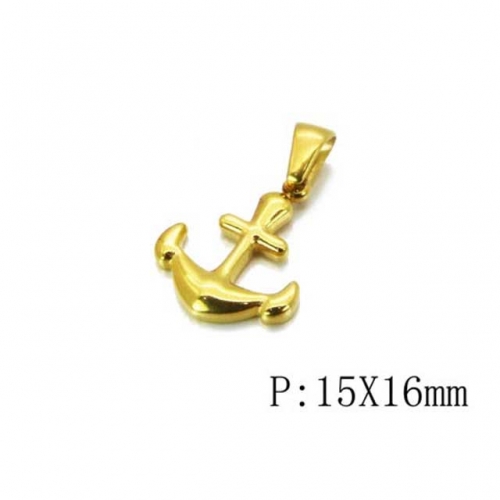 Wholesale Stainless Steel 316L Anchor Pendants NO.#BC54P0076JD