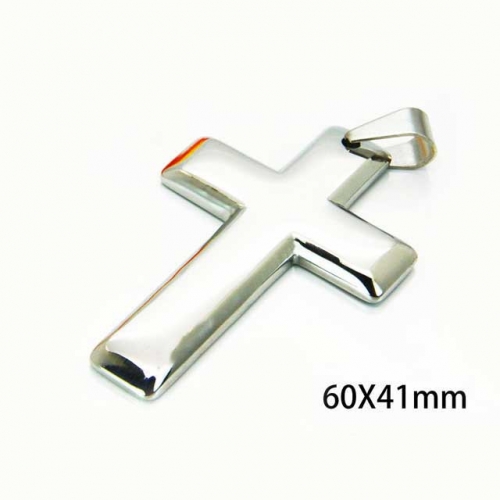 Wholesale Stainless Steel 316L Cross Pendants NO.#BC59P0279ML