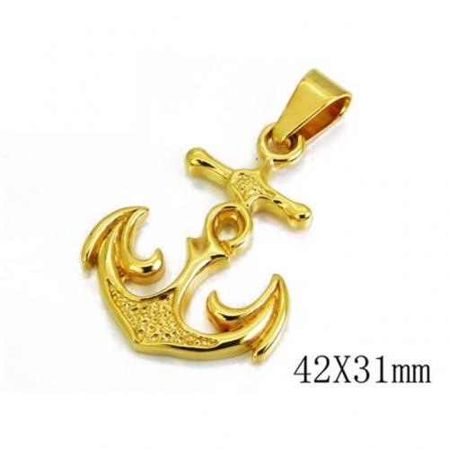 Wholesale Stainless Steel 316L Anchor Pendants NO.#BC06P0833H10