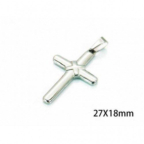 Wholesale Stainless Steel 316L Cross Pendants NO.#BC59P0428HL