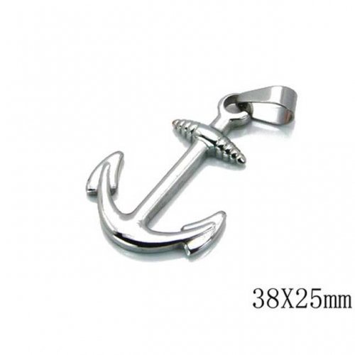Wholesale Stainless Steel 316L Anchor Pendants NO.#BC70P0256KA