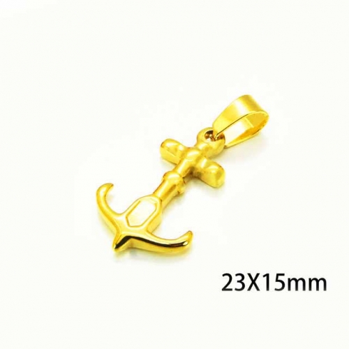 Wholesale Stainless Steel 316L Anchor Pendants NO.#BC73P0336IG