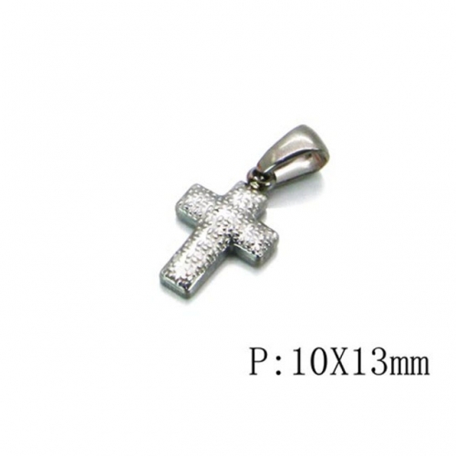 Wholesale Stainless Steel 316L Cross Pendants NO.#BC54P0089ILW