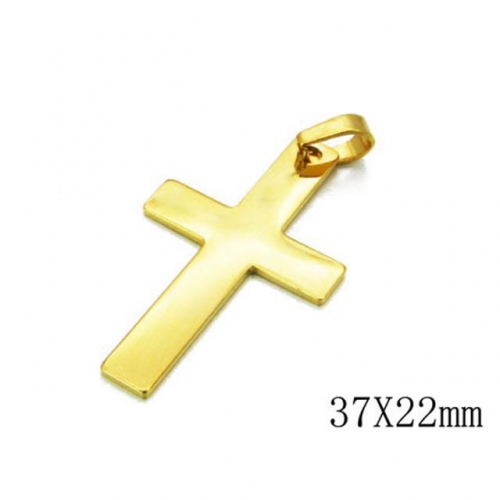 Wholesale Stainless Steel 316L Cross Pendants NO.#BC70P0266JZ