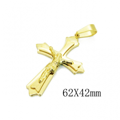 Wholesale Stainless Steel 316L Jesus Pendants NO.#BC08P0818NW