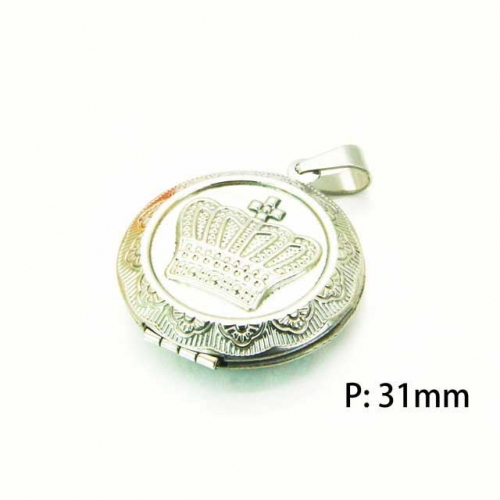 Wholesale Stainless Steel 316L Box Pendants NO.#BC59P0449MS