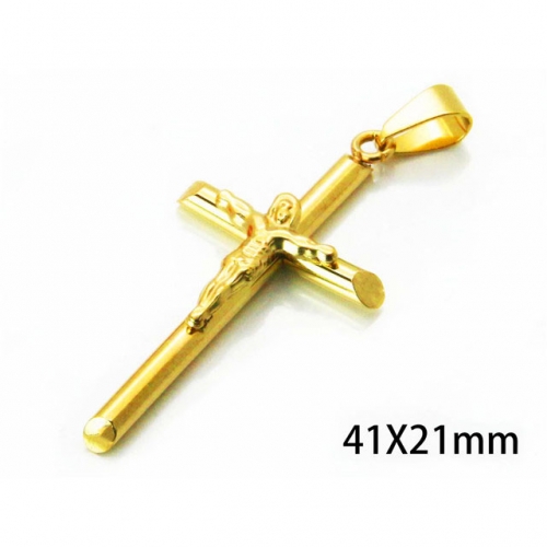 Wholesale Stainless Steel 316L Jesus Pendants NO.#BC54P0206JO