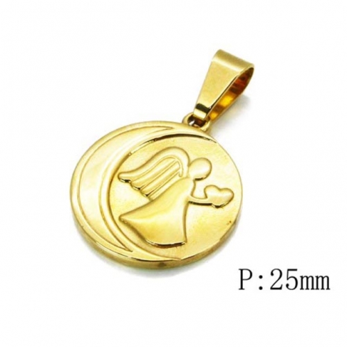 Wholesale Stainless Steel 316L Angel Pendant NO.#BC54P0048KD