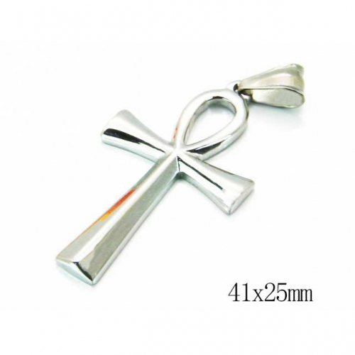 Wholesale Stainless Steel 316L Cross Pendants NO.#BC59P0318ME