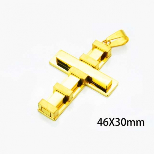 Wholesale Stainless Steel 316L Cross Pendants NO.#BC59P0230HIY
