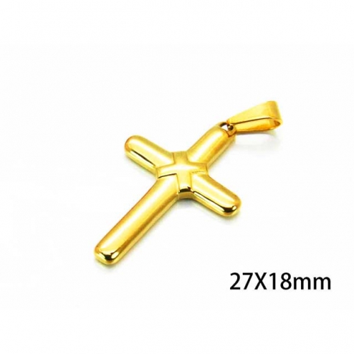 Wholesale Stainless Steel 316L Cross Pendants NO.#BC59P0442IW