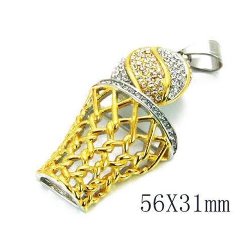 Wholesale Stainless Steel 316L Fashion Pendants NO.#BC13P0144HKE