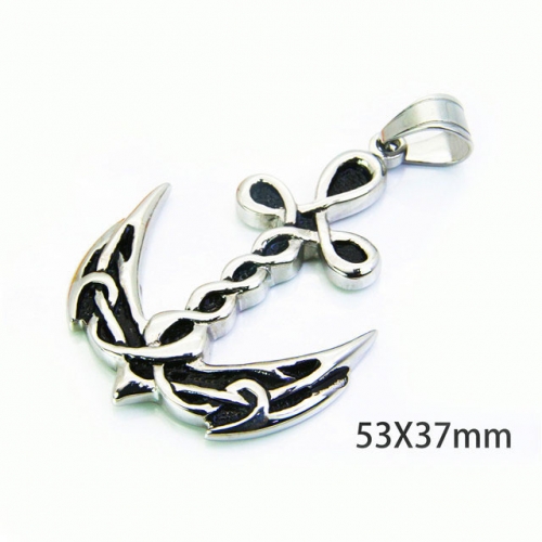 Wholesale Stainless Steel 316L Anchor Pendants NO.#BC06P0088HZZ