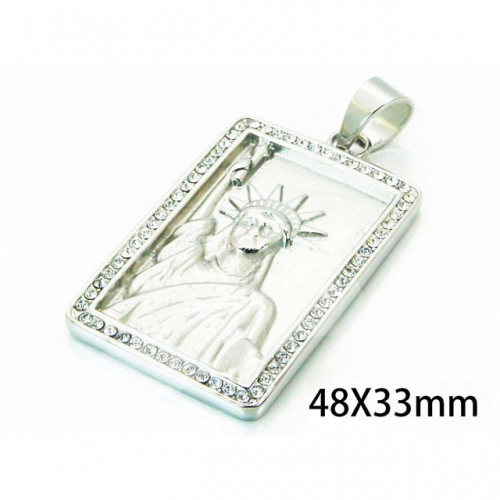 Wholesale Stainless Steel 316L Religion Pendants NO.#BC13P0297HIL