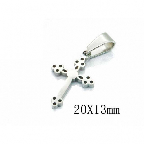 Wholesale Stainless Steel 316L Cross Pendants NO.#BC70P0687HLA