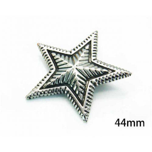 Wholesale Stainless Steel 316L Star Shape Pendants NO.#BC22P0312HIU