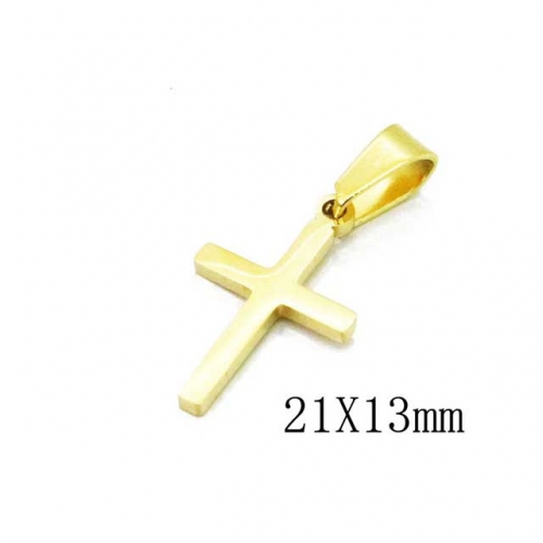 Wholesale Stainless Steel 316L Cross Pendants NO.#BC70P0618IC