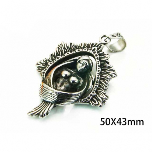 Wholesale Stainless Steel 316L Religion Pendants NO.#BC22P0200HKD