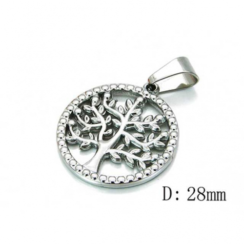 Wholesale Stainless Steel 316L Tree Shape Pendants NO.#BC54P0131LL