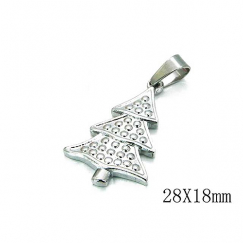 Wholesale Stainless Steel 316L Tree Shape Pendants NO.#BC54P0134KL