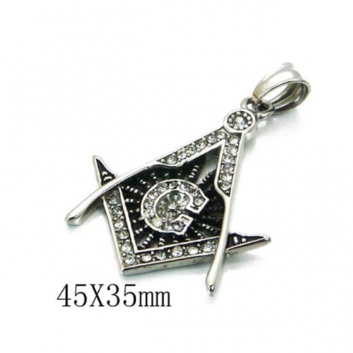 Wholesale Stainless Steel 316L Religion Pendants NO.#BC22P0540HKD