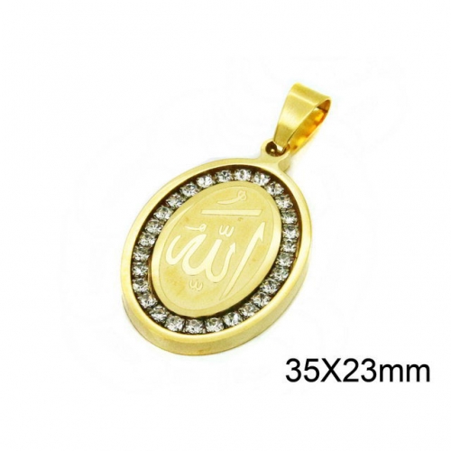 Wholesale Stainless Steel 316L Scripture Series Pendants NO.#BC09P1030NV