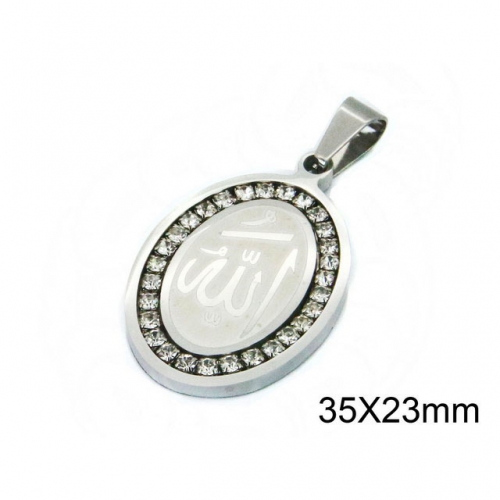 Wholesale Stainless Steel 316L Scripture Series Pendants NO.#BC09P1029ME