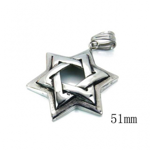 Wholesale Stainless Steel 316L Star Shape Pendants NO.#BC22P0305HLQ