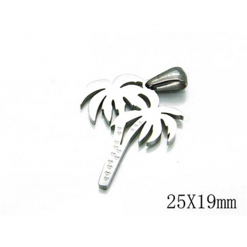 Wholesale Stainless Steel 316L Tree Shape Pendants NO.#BC70P0301JLG