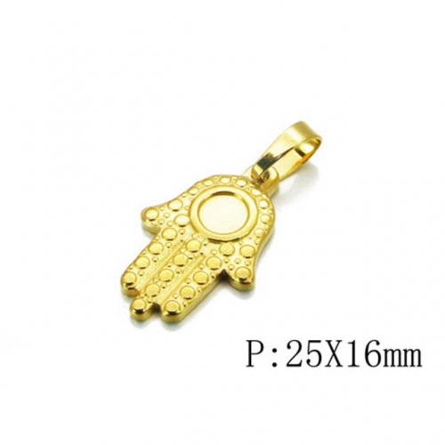 Wholesale Stainless Steel 316L Religion Pendants NO.#BC54P0105IR