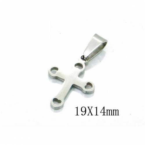 Wholesale Stainless Steel 316L Cross Pendants NO.#BC70P0682HL