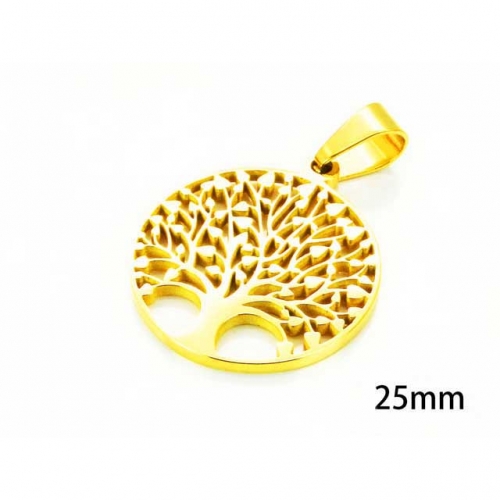 Wholesale Stainless Steel 316L Tree Shape Pendants NO.#BC79P0358NB