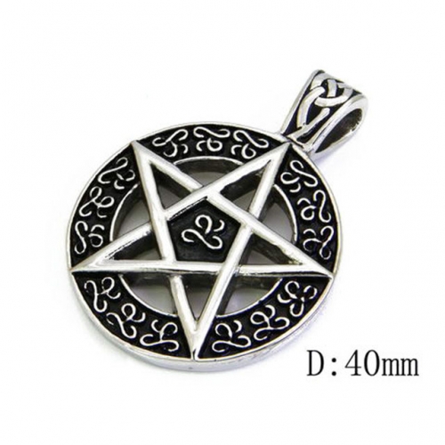 Wholesale Stainless Steel 316L Star Shape Pendants NO.#BC06P0801H20