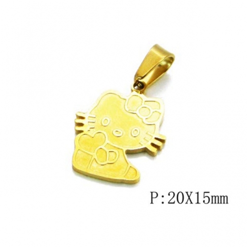 Wholesale Stainless Steel 316L Animal Shape Pendants NO.#BC12P0390ILA