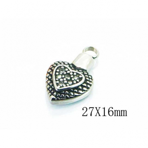Wholesale Stainless Steel 316L Lover Pendants NO.#BC28P0142NX