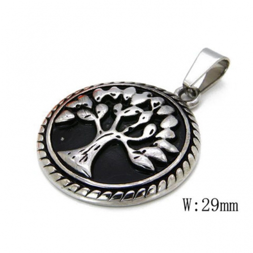 Wholesale Stainless Steel 316L Tree Shape Pendants NO.#BC06P0724H00