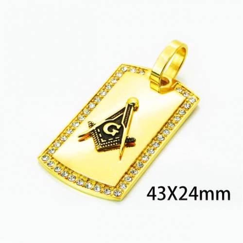 Wholesale Stainless Steel 316L Religion Pendants NO.#BC13P0311HLD