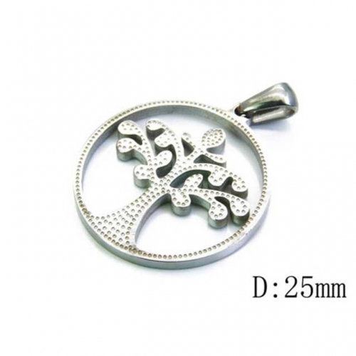 Wholesale Stainless Steel 316L Tree Shape Pendants NO.#BC70P0189KZ